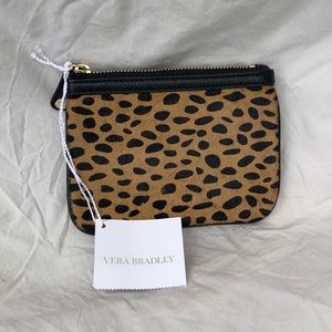 BNWT Vera Bradley Cheetah Print Coin Purse/Wallet✨